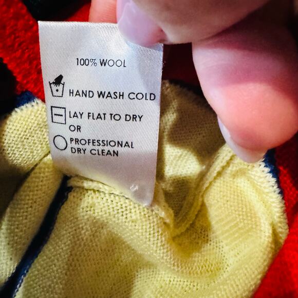 Rosie Assoulin Bow-Detailed Striped Wool Midi Fitted Dress XS Multicolor Runway - Picture 6 of 16